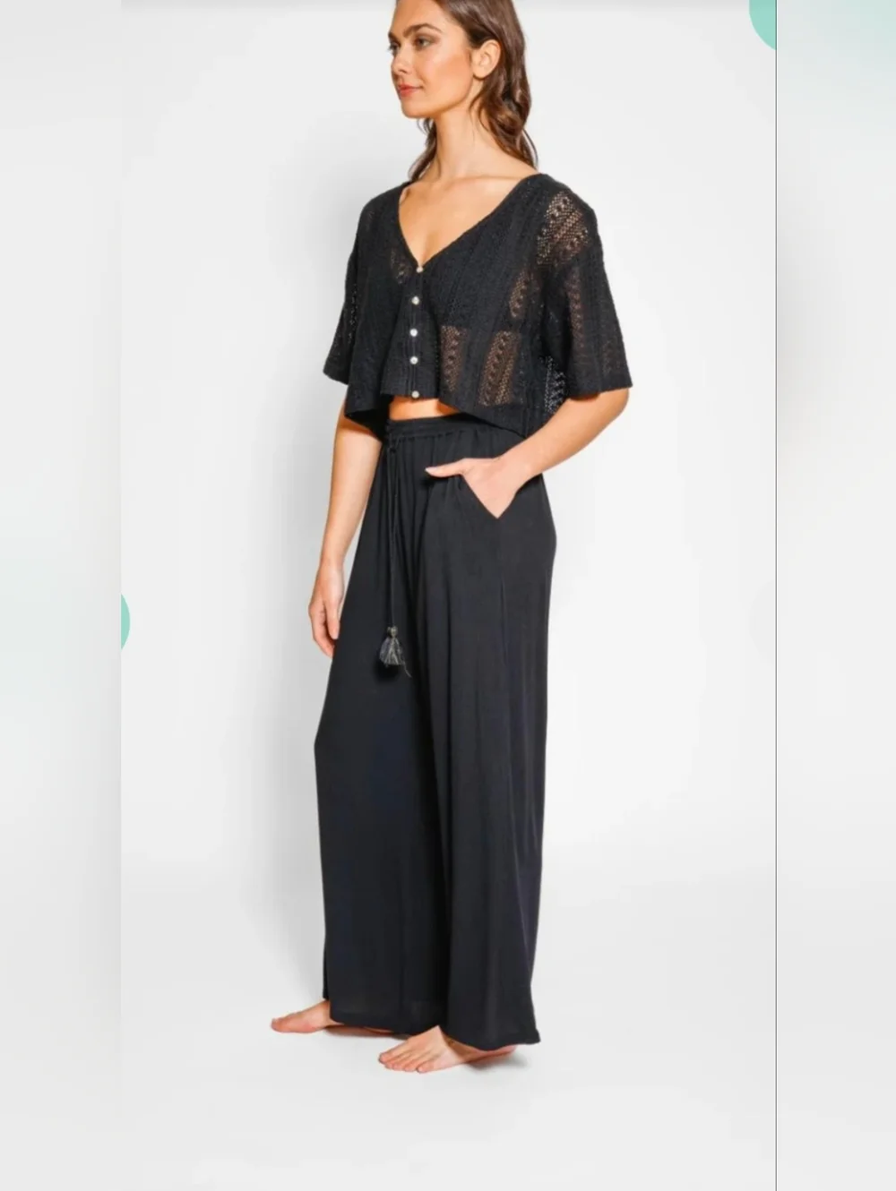 Koy Resort Miami Wide Leg Pants - Picture 3 of 8